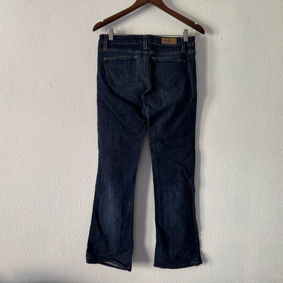 Levi's Y2K Denim Curve Button Fly Women's Flattering  Blue Jeans 7 Perfect Fit - Picture 10 of 11